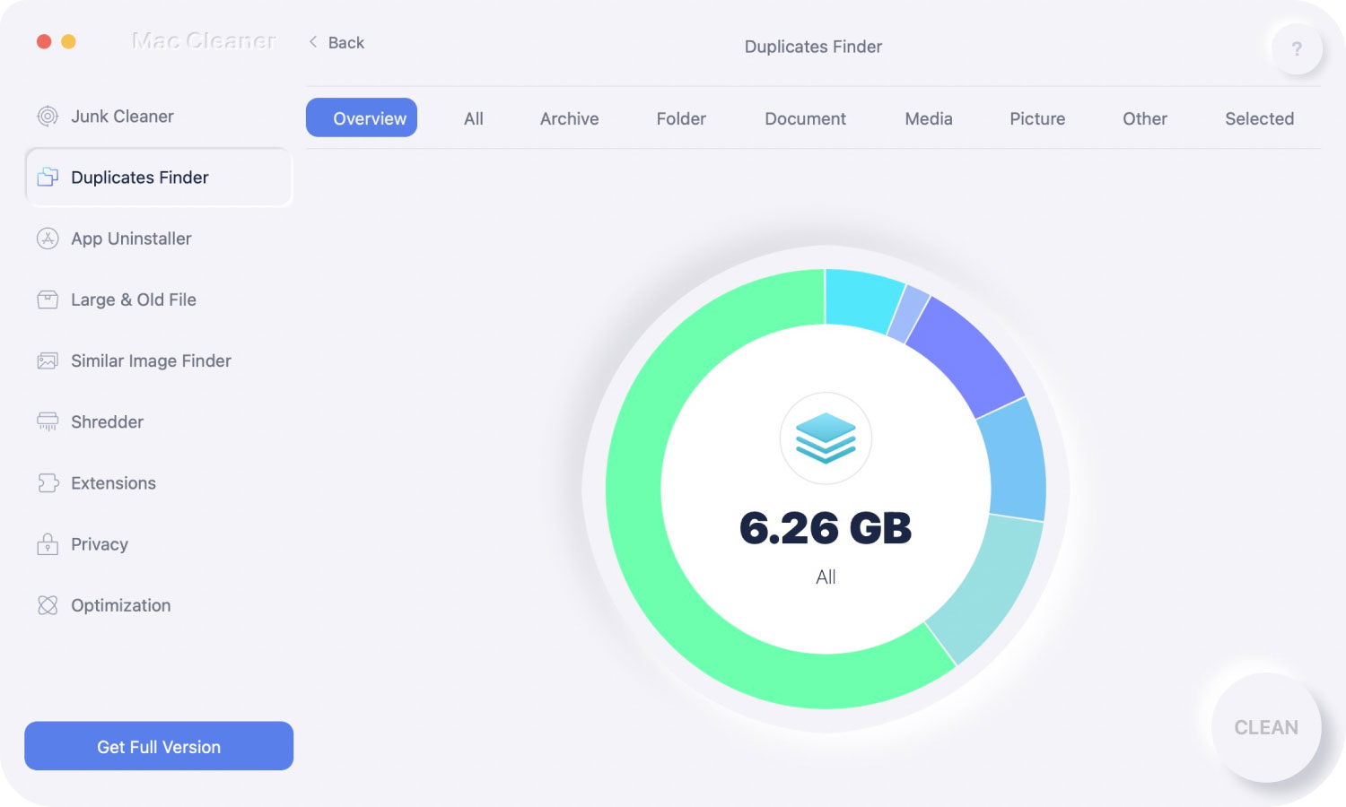 Visualizza il risultato della scansione prima di eliminare i file duplicati