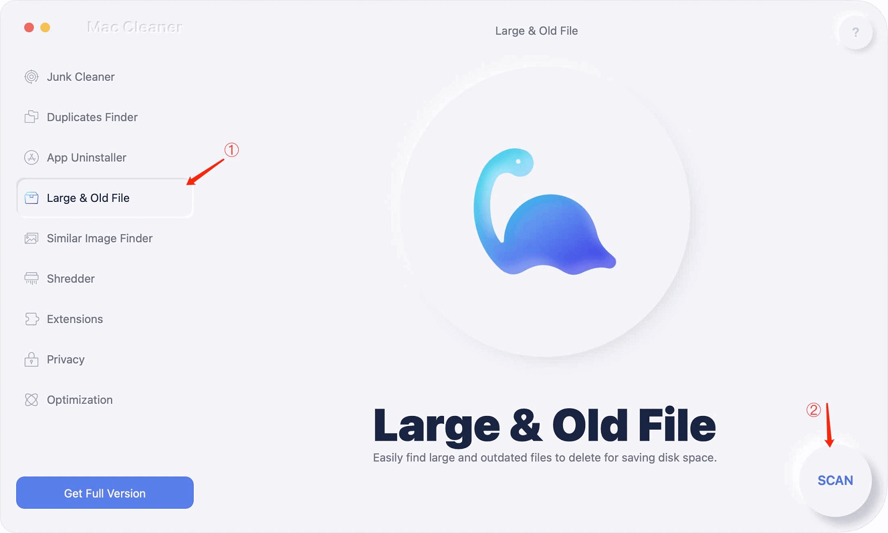 Select Large Old Files