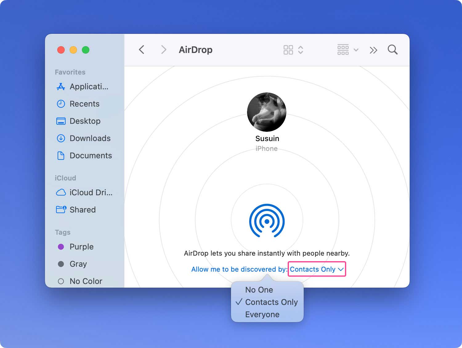 Airdrop On Mac 启用空投