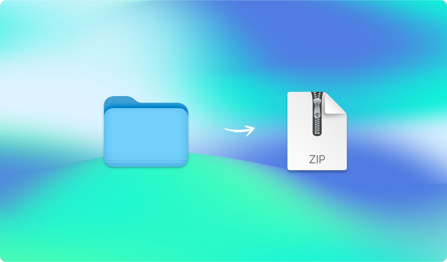 Kompresowanie folderów Mac Kompresuj folder