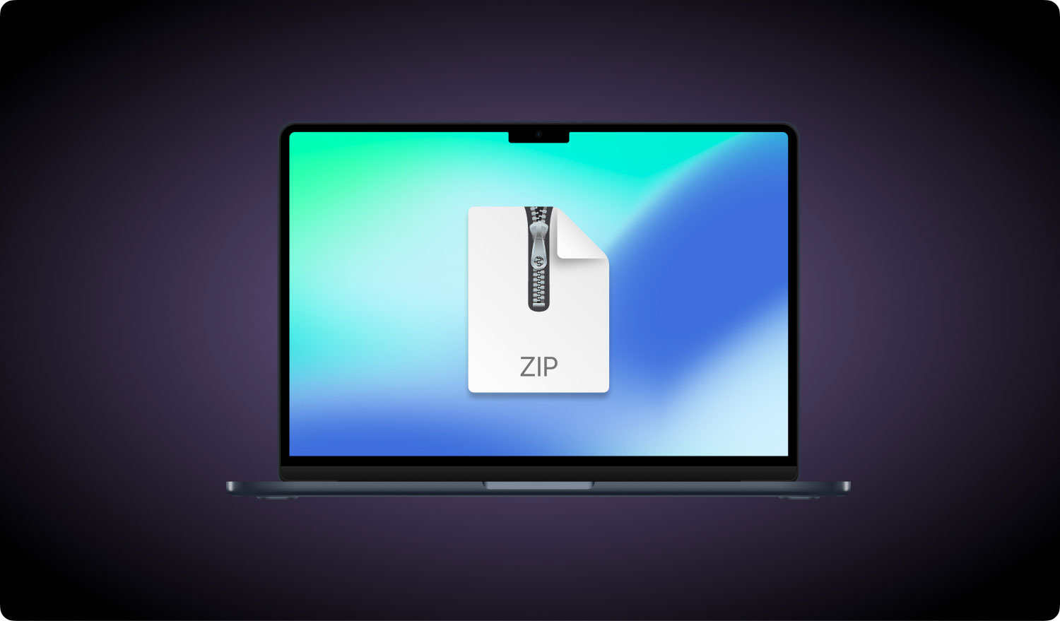 Kompresowanie folderów Mac Zip