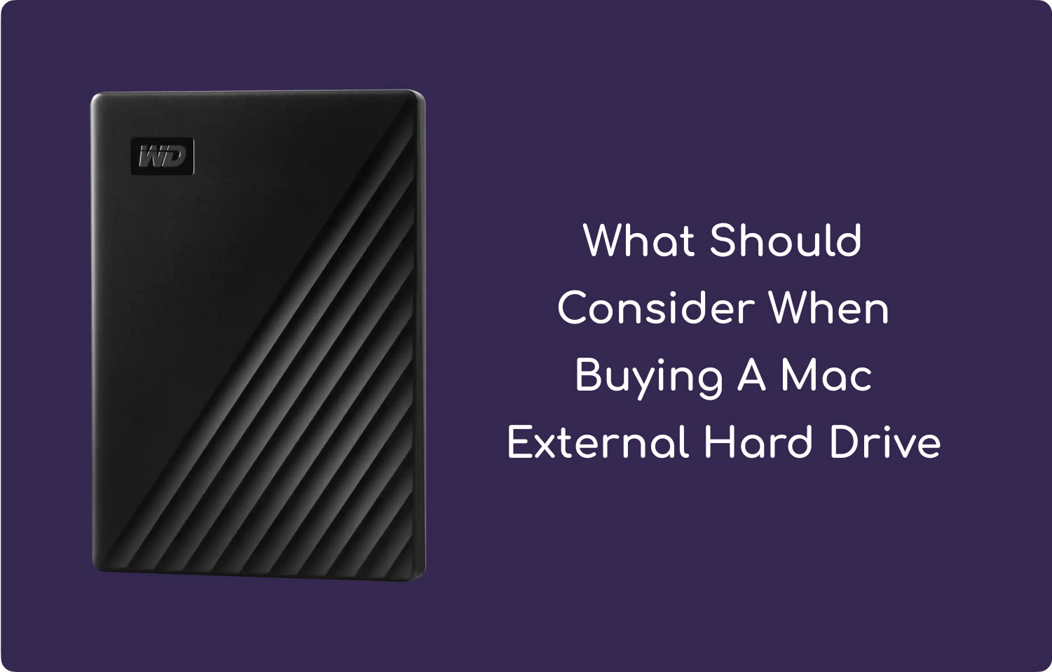 Qué debe tener en cuenta al comprar un disco duro externo para Mac