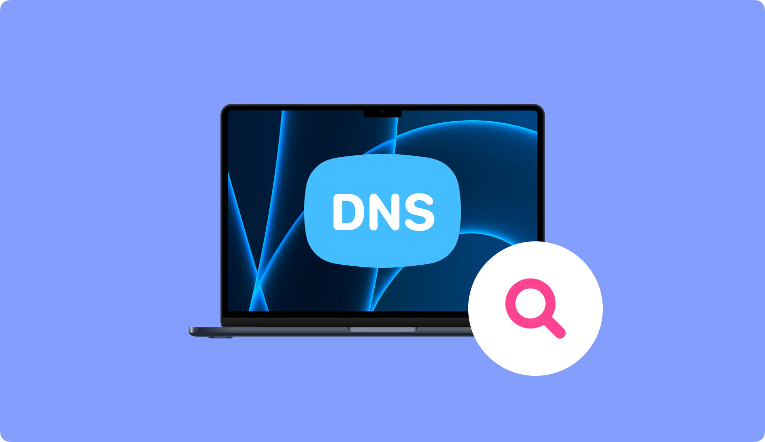 Mac で DNS サーバーを探す