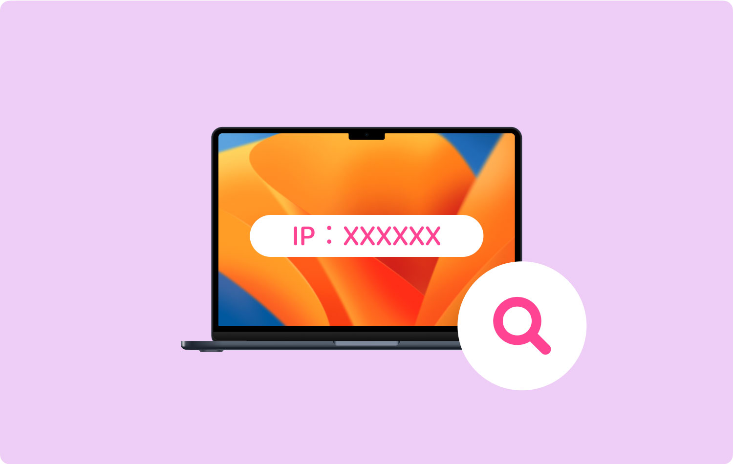 Znajdź adres IP na komputerze Mac Find