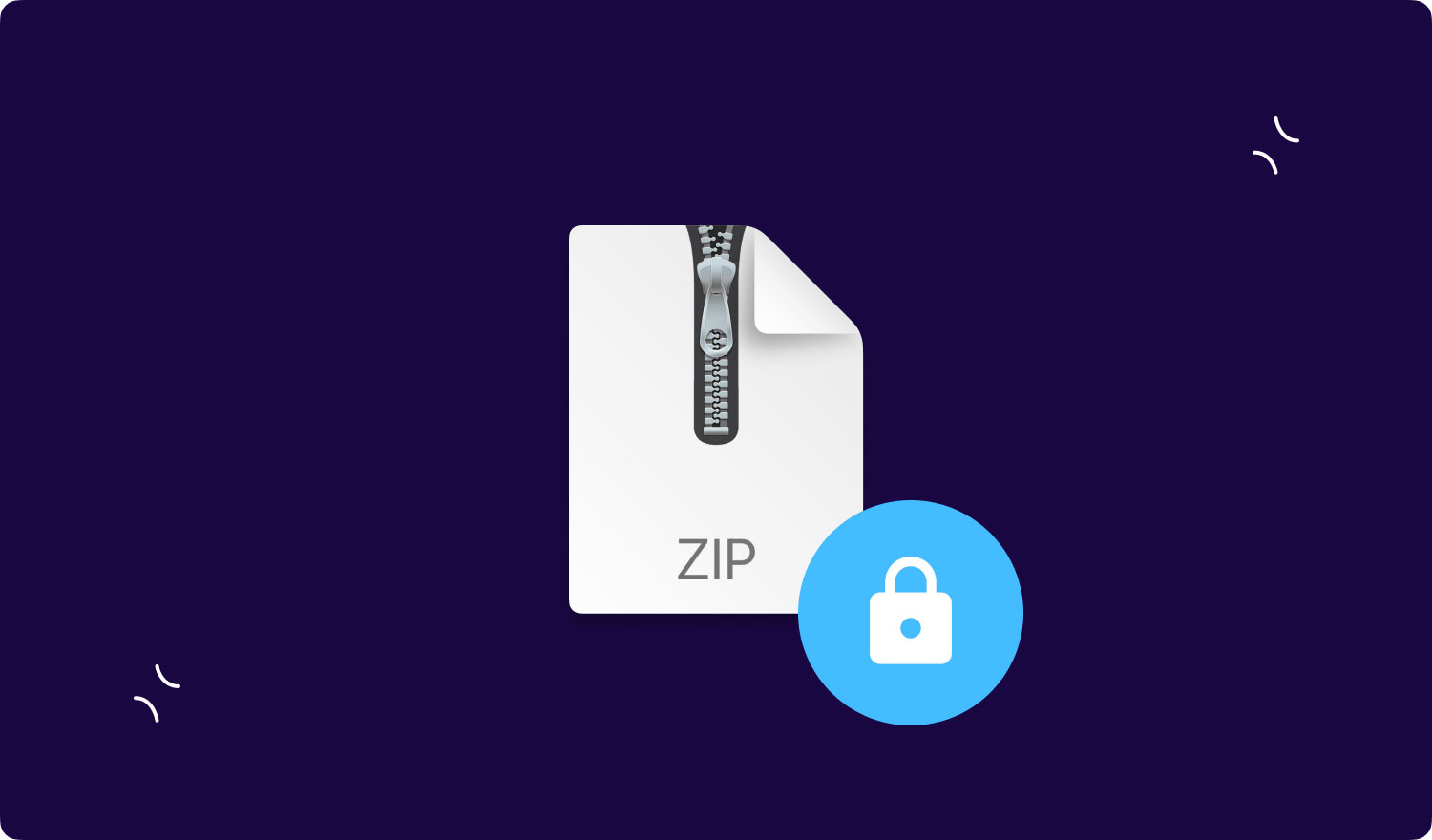 حماية كلمة المرور Zip