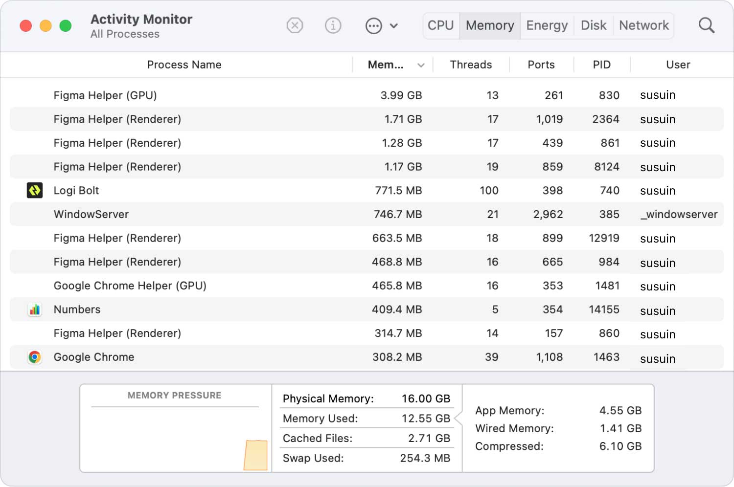 Task-Manager auf Ihrem Mac