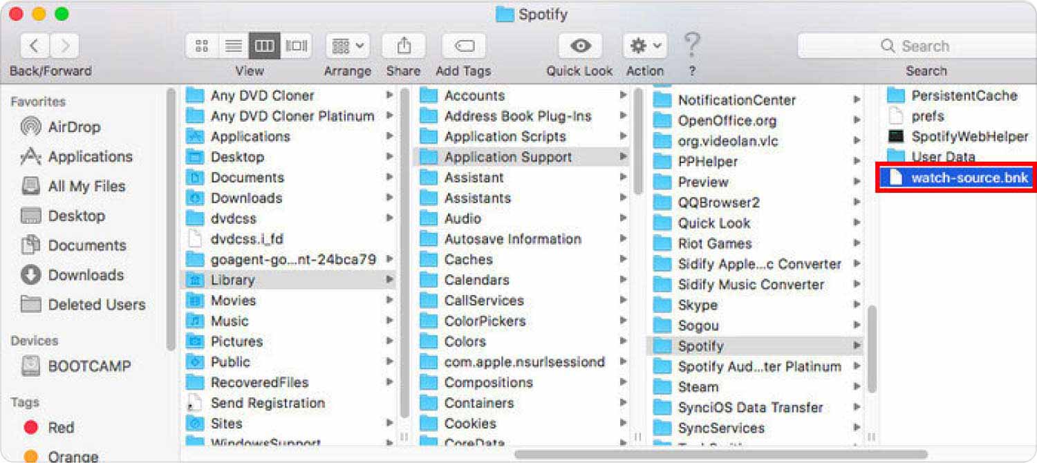 Clear Spotify Cache on Mac Using Finder