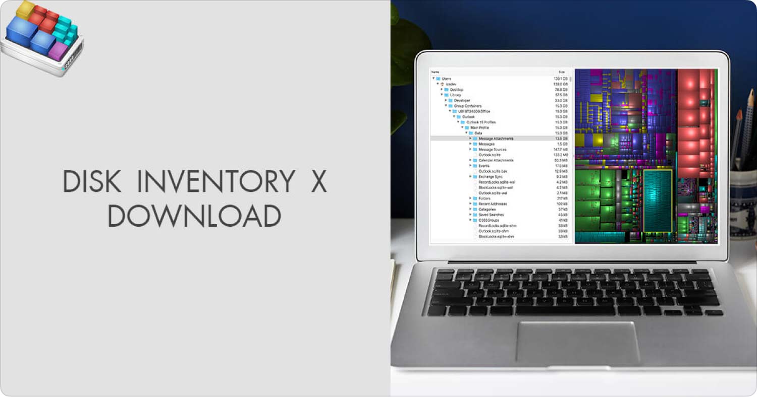 بعض أدوات تحليل الأقراص لأجهزة كمبيوتر Mac - Disk Inventory X.