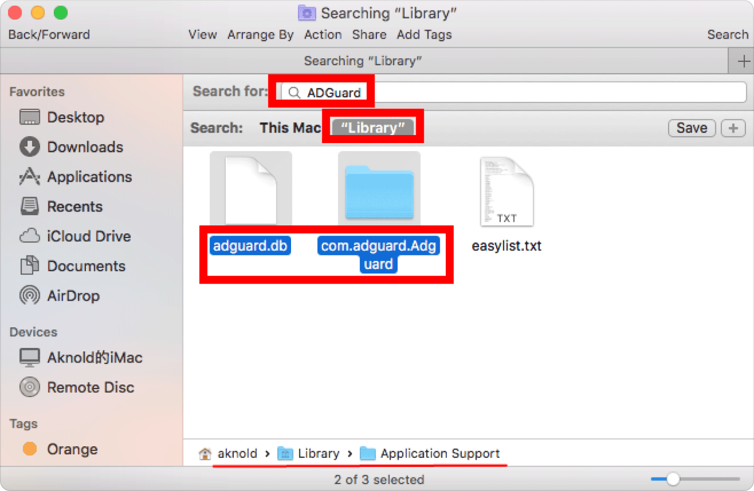 Manually Uninstall AdGuard from Mac