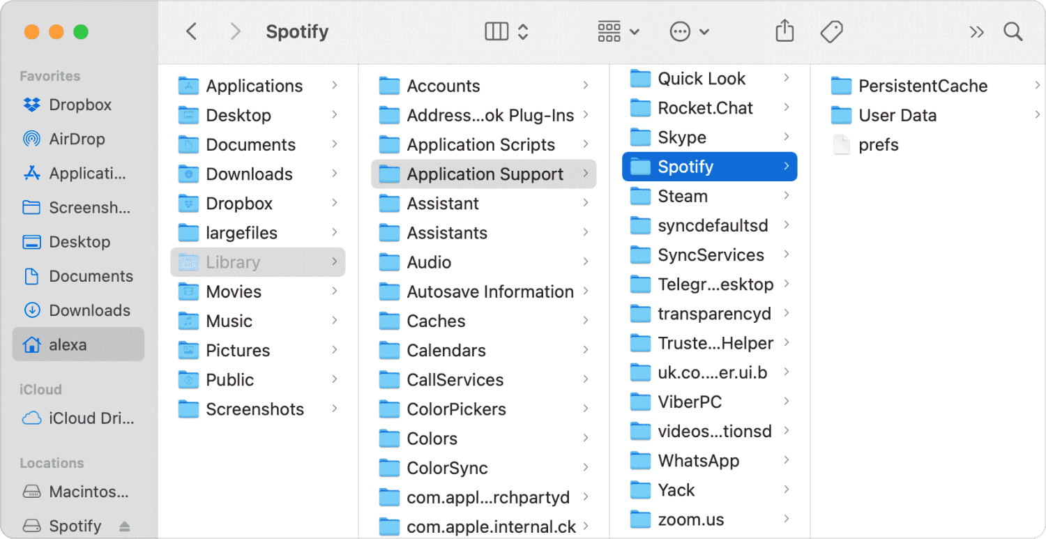 Ręcznie rozwiąż Spotify Slow na komputerze Mac