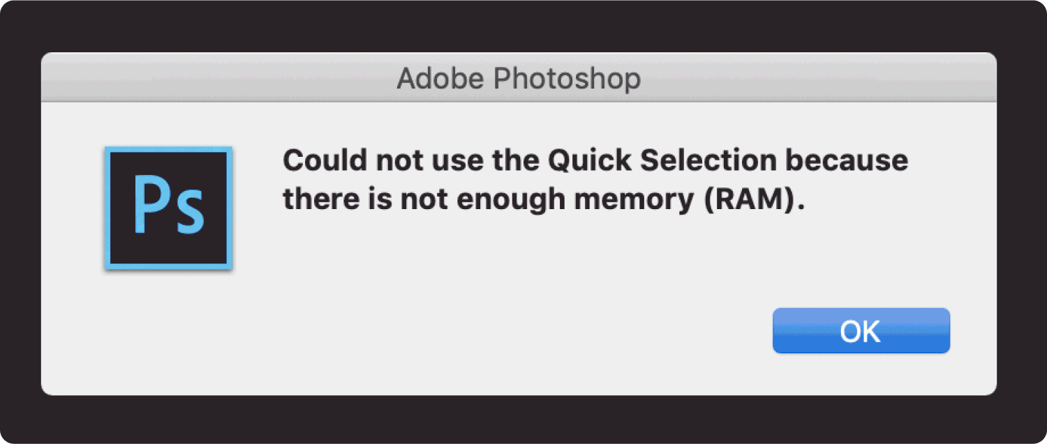 Not Enough RAM for Photoshop