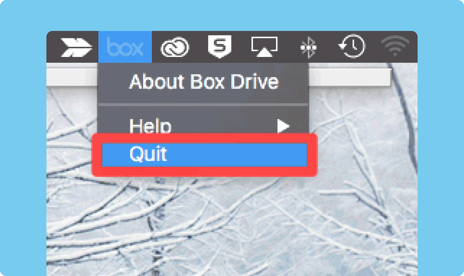 Odinstaluj Box Drive na komputerze Mac za pomocą dezinstalatora