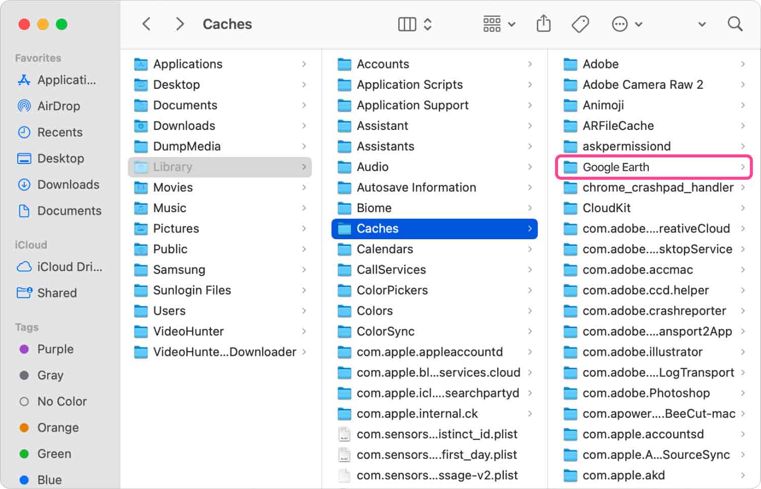  Uninstall Google Earth on Mac Manually