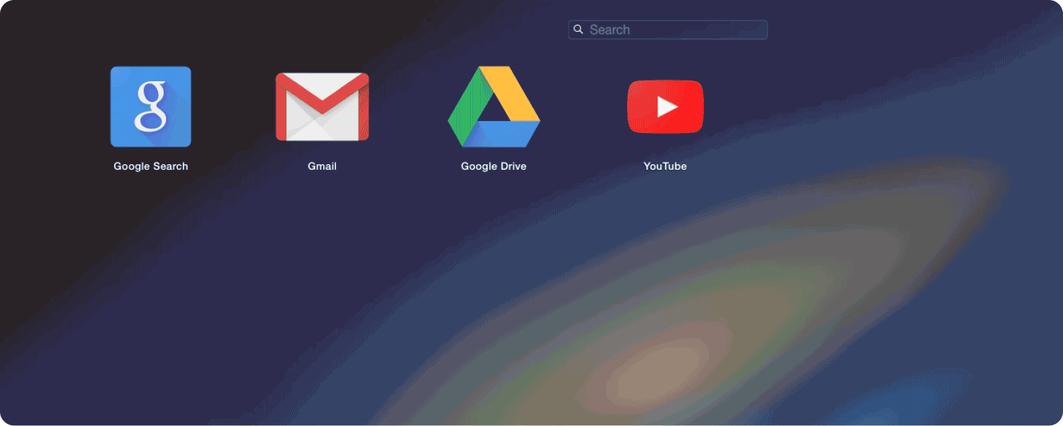 Avinstallera Google Drive på Mac via Launchpad