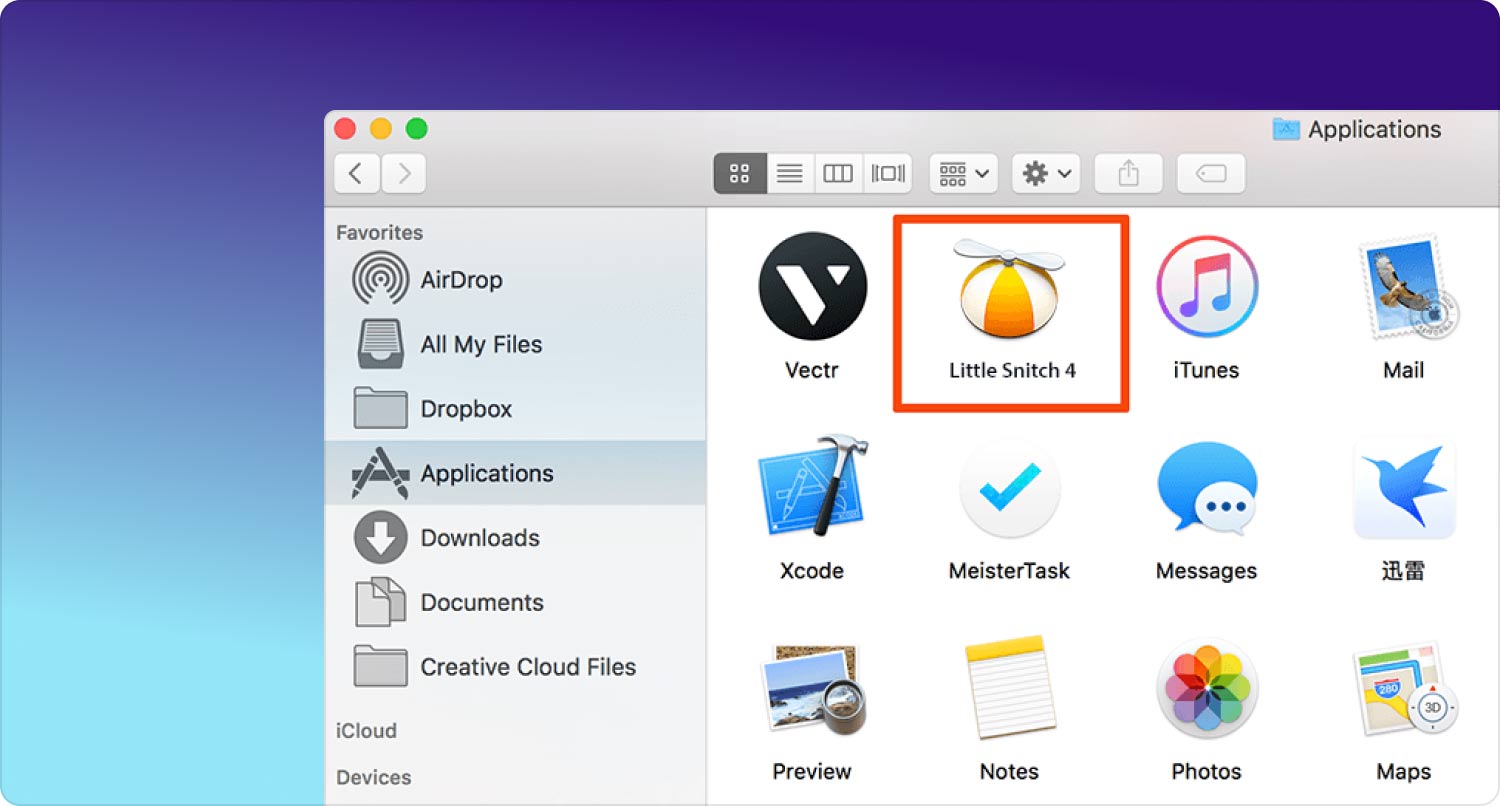 قم بإلغاء تثبيت Little Snitch يدويًا على نظام Mac